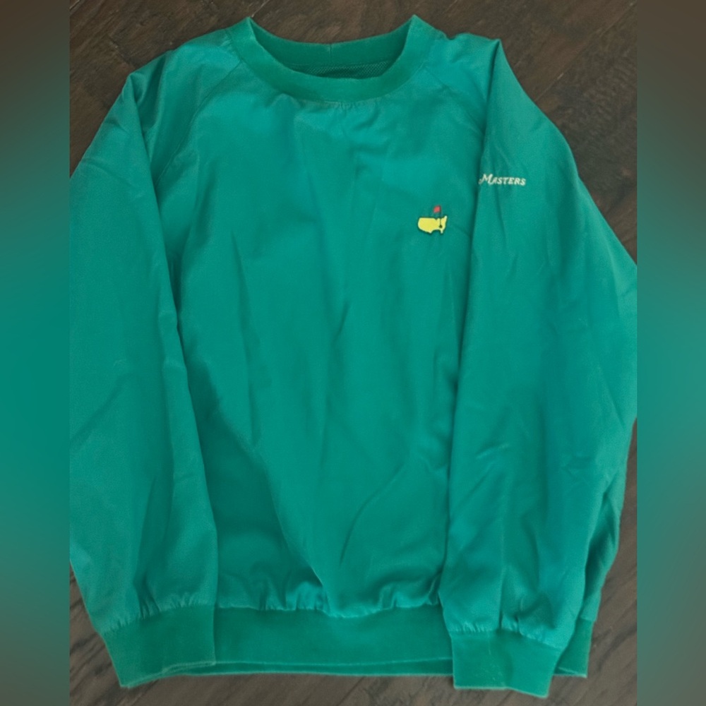 Masters Kids Green Sweatshirt with Yellow Logo